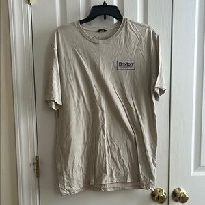 Brixton Men's Beige T-Shirt